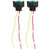 KIMISS 2 pz Auto Moto Femmina Adattatore Cablaggio Presa Base Portalampada Connettore Cavo per H8 H9 H11