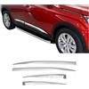 OMAC Seitentürleiste Türleisten Türschutzleiste compatibile con Peugeot 3008 2016-2024 Acciaio Inox Cromato 4X