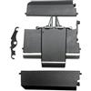 SAUANMNKTP Bocchette Aria Posteriori Per Maserati Per Ghibli 2014-2020 670021523 LHD RHD Sinistra Destra Aria Condizionata AC Griglia Di Sfiato Slide Clip Kit ABS
