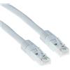 ACT ADVANCED CABLE TECHNOLOGY Cavo patch U/UTP CAT6A bianco da 1 metro con connettori RJ45