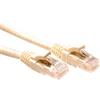 ACT Ivory 2 metri di cavo patch U/UTP CAT5E a livello di componente con connettori RJ45