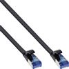 InLine® 75720S Cavo patch piatto, U/FTP, Cat.6A, TPE senza alogeni, nero, 20m