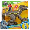 Fisher-Price GKL51 imaginext Jurassic World dinosauro Indoraptor e Maisie playset, figure mobili per bambini