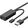 Ugreen Cavo di prolunga attivo USB 3.2 Gen 1 (USB 3.0, USB 3.1 Gen 1) 10 m nero (US175)