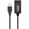 Goobay 40x Goobay 95119 Cavo di prolunga USB attivo, 10 m, nero, 10 m - spina USB 2.0 (tipo A) > presa USB 2.0 (tipo A)