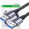Ugreen Cavo Usb3.0, Usb-A maschio a Usb-A maschio, Ugreen Us373 2A, 2M (nero)