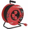 Emos Cavo di prolunga, 50m / 230V, bobina, 4 prese, gomma