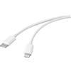 Basetech Cavo USB Basetech Spina USB 2.0 USB-C®, spina Apple Lightning 1,00 m Bianco BT-2347613