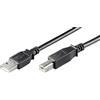 Goobay 10X Goobay 93596 Cavo USB 2.0 Hi-Speed, nero, 1,8 m - spina USB 2.0 (tipo A) > spina USB 2.0 (tipo B)