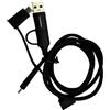 Thomson Cavo di ricarica universale 5 in 1, USB-A/USB-C a Micro USB-C/Lightning, 2,4 A, 60 W, 1,5 m, Thomson