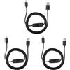 OEM Set di cavi USB con interruttore - 3 pezzi - Cavi con interruttore - alta qualità - 4B - Trasferimento dati wireless - Da USB-C a USB-A 2.0
