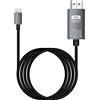 OEM Cavo USB-C a HDMI 4K da 1,8 m con Thunderbolt 3 per MacBook e smartphone