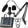 StarTech Scheda audio live - Mixer Bluetooth - Per cellulare e PC - Podcast, registrazione, karaoke - Portatile - Nero