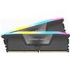 Corsair Memoria RAM - CORSAIR - Vengeance RGB DDR5 - 32GB (2x16GB DIMM) - 6000 MHz - 1,40V - Grigio (CMH32GX5M2B6000Z30K)