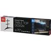 One For All Supporto TV da pavimento per mobile - Grigio antracite - Inclinabile a 180° - Per schermi da 32-70" - Standard VESA massimo 400 - Include supporto per soundbar