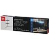 One For All Supporto TV da terra One For All / Mobile TV da tavolo - Colore: Argento chiaro - Orientabile a 180° - Standard VESA