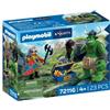 PLAYMOBIL 72116 Troll e tesoro, Cavalieri del Leone, linea "Avventure dei Cavalieri", 23 pezzi, adatto dai 4 anni in su
