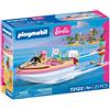 PLAYMOBIL 72122 Barbie: Barca e tavola da wakeboard, 21 pezzi, adatto dai 4 anni