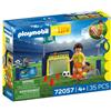 PLAYMOBIL 72057, Campo di allenamento per calcio, My Life, Sport & Azione, 35 pezzi, adatto dai 4 anni