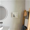 Parama Pensile bagno sospeso a giorno 25x25cm color bianco opaco | Ardenne