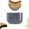 AEUXZA Spazzola Viso Linfatica - Dry Brushing Face Brush per Contouring Mascella & Sculpting Viso - Spazzola Delicata per Massaggio, Lifting Pelle & Esfoliazione