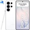 Samsung Galaxy S26 Ultra Smartphone AI, 1TB, Privacy Display integrato, Processore potente, Assistente Foto, Camera 200 MP, 5000 mAh, White"