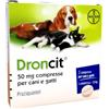 BAYER DRONCIT (2 cpr) - Elimina i parassiti intestinali di cani e gatti