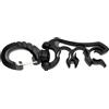 Cressi Hose Holder Clip 3 Black - Clip Supporto per 3 Fruste Immersione, Nero, Taglia Unica, Unisex