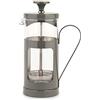 La Cafetière Monaco Cafetière 3 tazze in vetro/acciaio inox (grigio)