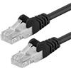 INTELLINET Cavo - Rete - Cavo Di Rete Patch In Rame Cat. 6a Nero Utp 15m