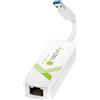 TECHLY Rete - Adattatore Convertitore Usb 3.0 Ethernet Gigabit Rj45 Lan