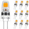 I-SHUNFA Lampadine Dimmerabili G4 LED Bianco Caldo 3000K,AC/DC 12-24V ha portato Lampadine G4,1.2W Sostituisce per 12W-15W Lampadina Alogene,125LM Risparmio Energetico LED Mini Lampadine,Confezione da 10