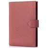 LUYSGBXR Porta Passaporto Custodia for passaporto da viaggio in vera pelle, portafoglio, porta carte, porta monete in pelle di vacchetta, documento di volo(Red)