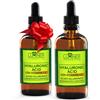 LUMINER - Siero Viso Con Acido Ialuronico 2x100 ml, Arricchita Con Bav
