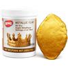 BOHS Metallic Clay Oro, Argilla con Glitter, Asciuga all'Aria, 200 g | Effetto metallico brillante; morbida e malleabile; pendenti, ornamenti, figurine, accessori cosplay e dettagli scintillanti