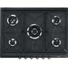 SMEG SRV876AOGH PIANO COTTURA GAS, 5 zone di cottura, dimensioni: L 68,5 cm, P 50 piano in Smaltato, Antracite