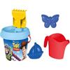 Smoby - Set secchiello Toy Story - Include annaffiatoio, paletta, stampo per sabbia, setaccio e rastrello - Materiale riciclato - Dai 18 mesi in su - Prodotto in Francia