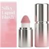 Sgjwyc Blush liquido effetto gelatina con applicatore a spugna, sensazione leggera e setosa, fard liquido naturale opaco (rosa chiaro)