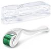 Zemolo 0,25 mm Derma-roller, Micro-Ago Roller, Microneedle per Skin Care, Trattamento di Perdita Capelli,Delle Rughe, Cicatrici da Acne e Smagliature Verde