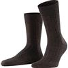 FALKE Teppich Im Schuh M So lana tinta unita 1 paio, Calzini Uomo, Marrone Dark Brown 5450, 41-42