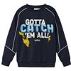 NAME IT Nkmsidney Pokemon Nreg Poly Sweat Sky, Blazer Blu Marine, 122-128