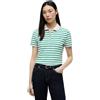 Tommy Hilfiger 1985 Slim Pique Polo SS Ww0ww43225 Polo a Maniche Corte Donna (Pacco da 1)