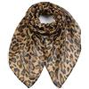 Scarf& Sciarpa da donna leopardata - Marrone - Taglia unica
