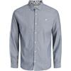 JACK & JONES Jprblareims Detail L/S Shirt, Blazer Blu Marine, XL