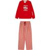 Women'secret Pijama Largo Snoopy Wild Red Collection Pyjama, Rosso, XS Donna