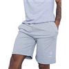 Sleepdown Mens Love Island Lips Shorts Officially Licensed TV Show (L, Grey Marl) Uomo