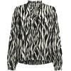 ONLY Onlnova Life Vis L/S Monica Top, Nero, L