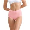 Sloggi Women's Basic + Maxi C3P - Slip da Donna, Colore Rosso/Giallo, 40 Pezzi