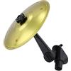 Astralong Piatto Batteria per Auto, 2 Teste Girevoli, 360° Regolabili, 14 cm Mini Car Crash Cymbal, per Bocchette Di Ventilazione Auto, Strumenti Musicali Decorazioni