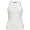 JJXX Jack&Jones JXFOREST STR SL Rib EMB Top Jrs, Blanc De Blanc/Detail:Black EMB, XL